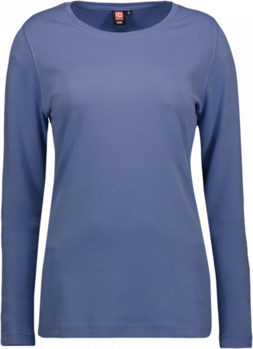 ID - Interlock Dame T-Shirt Langærmet - Indigo