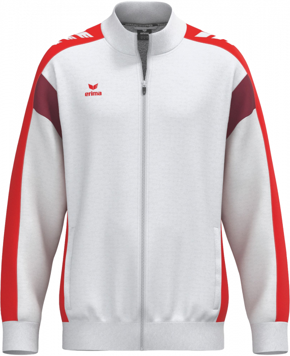 Erima - Celebrate 125 Training Jacket - White & rød