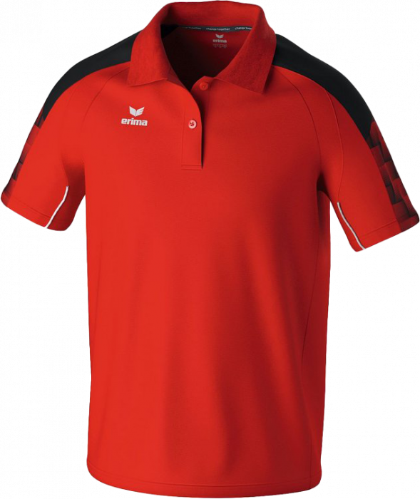 Erima - Evo Star Polo - Röd & svart