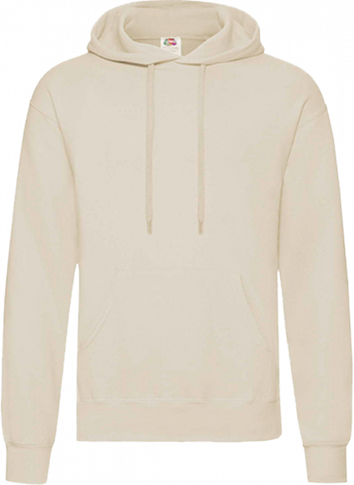 Fruit of the loom - Klassisk Hoodie - Natural