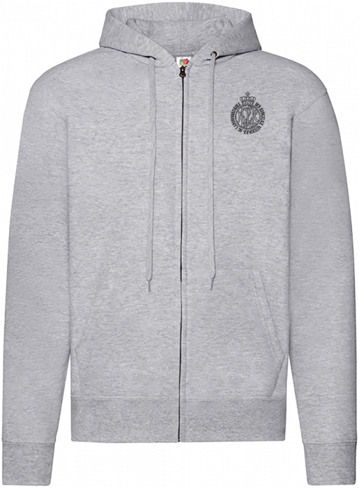Fruit of the loom - Vli Volley Classic Hoodie W. Zip Adults - Heather Grey