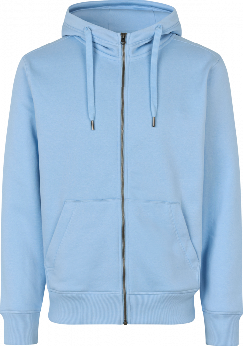 ID - Hoodie W. Zip  (Mens) - Bleu clair