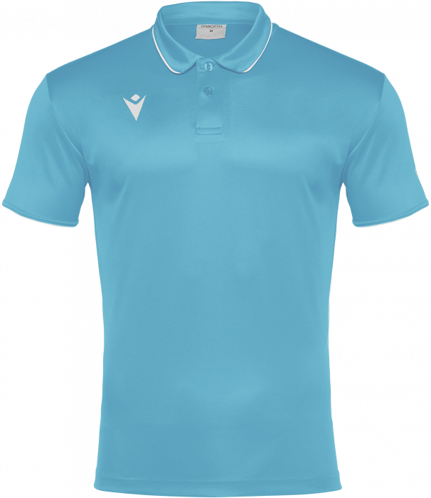Macron - Draco Hero Polo - Columbia & white