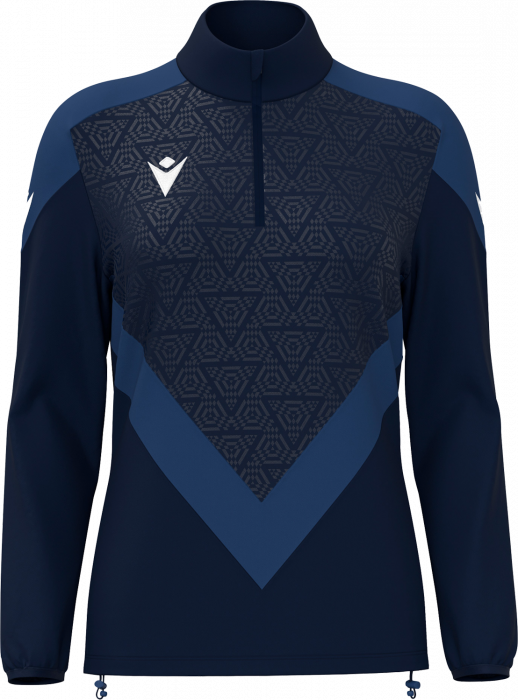 Macron - Anora Training Top W. Half-Zip Women - Navy & light navy