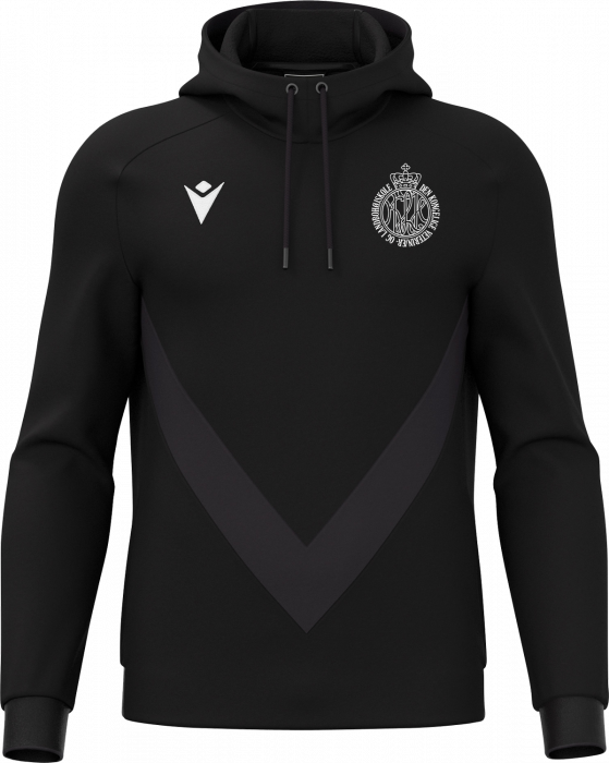 Macron - Vli Volley Hoodie - Black & dunkelgrau
