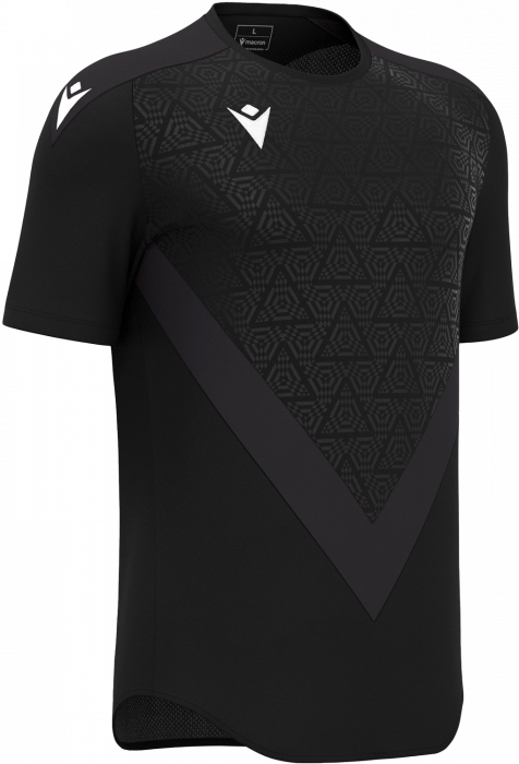 Macron - Wisp Player Jersey - Black & dark grey
