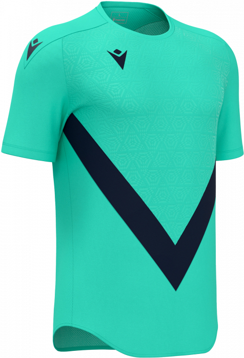 Macron - Wisp Player Jersey - Turquoise & navy